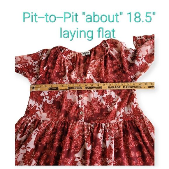 Show Me Your MuMu Sienna Swing Dress M Bohemian Beach - Picture 12 of 14